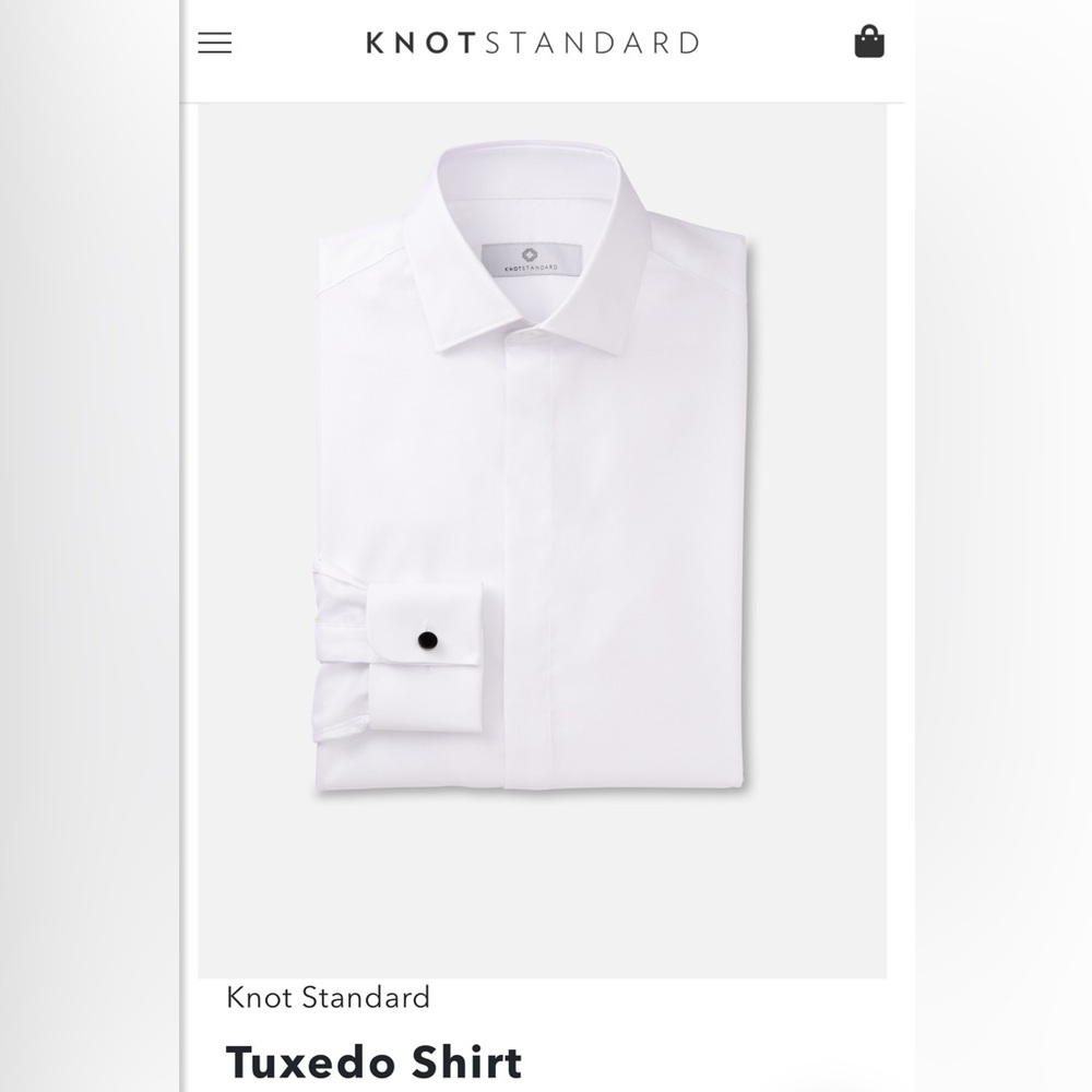 Knot Standard tuxedo shirt